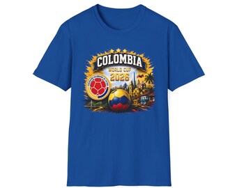 Columbia World Cup 2026 t-shirt, Soccer Tee, Columbia Soccer Fan Tee, Football Fan T-Shirt, USA 2026, Mexico 2026, Canada 2026
