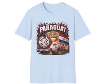 Paraguay WM 2026 T-Shirt, Paraguay Fussball-T-Shirt, Paraguay Fussball-Fan-T-Shirt, Fussballfan-T-Shirt, USA 2026, Mexiko 2026, Kanada 2026