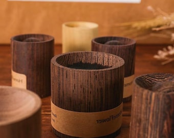 Walnut Essential Oil Diffuser – Passive Wooden Aroma Diffuser for Sleep, Home Fragrance & Stress Relief