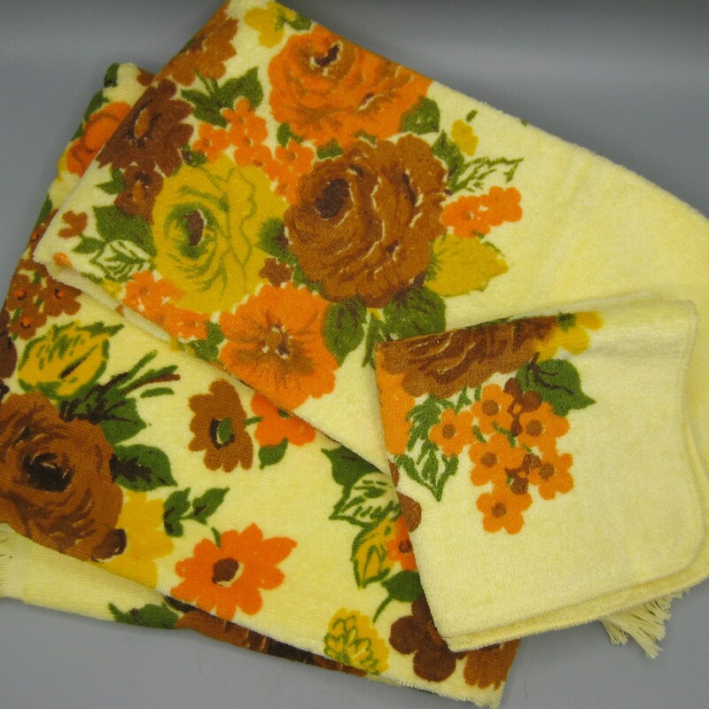 1970s Bath Towels - Etsy