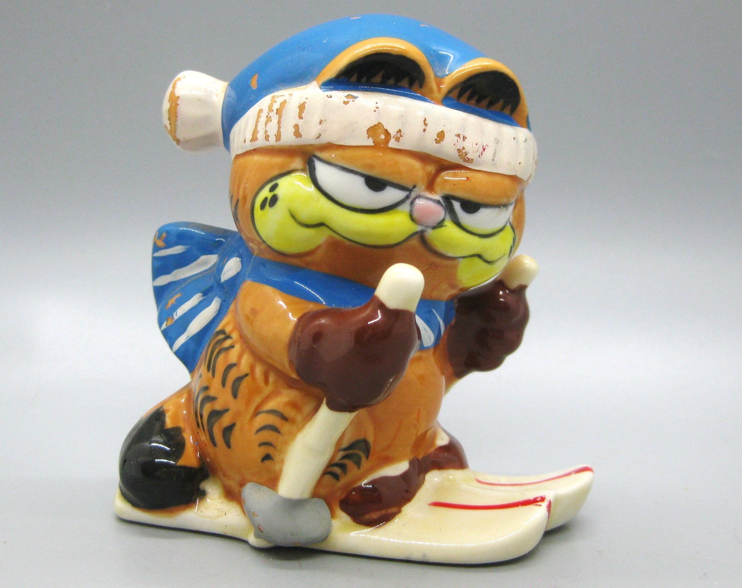 Vintage 1978 .1981GARFIELD 陶器　置物 Garfield Ceramic | eBay
