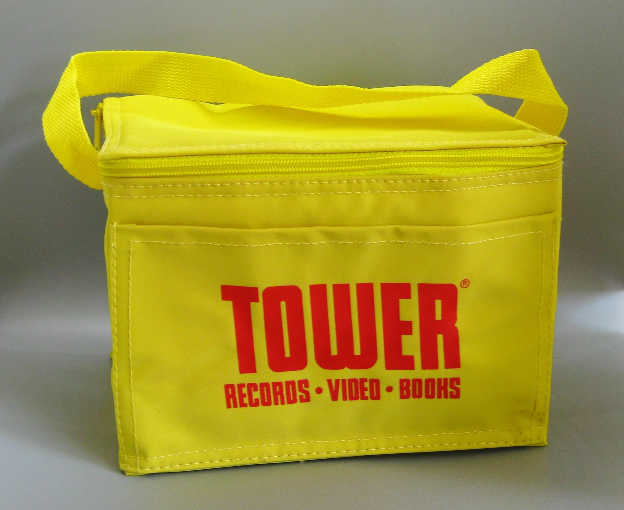 Vintage 80s Yellow TOWER RECORDS 6 Pack Insulated Beer Cooler - Etsy Canada
