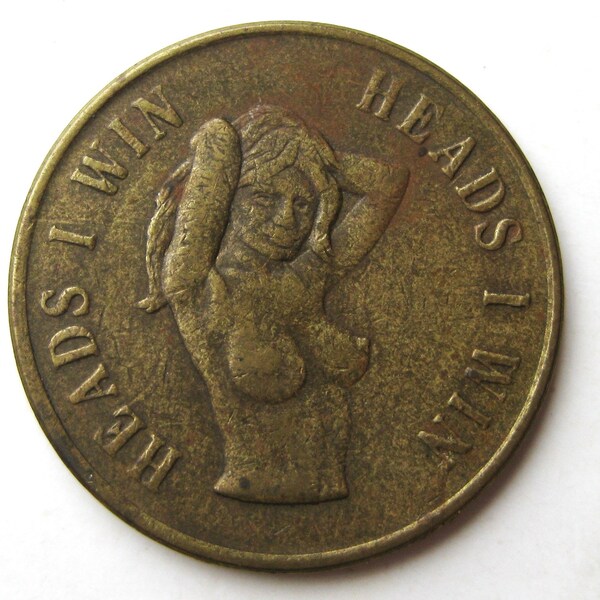 Head I Win Tails You Lose Coin Etsy
