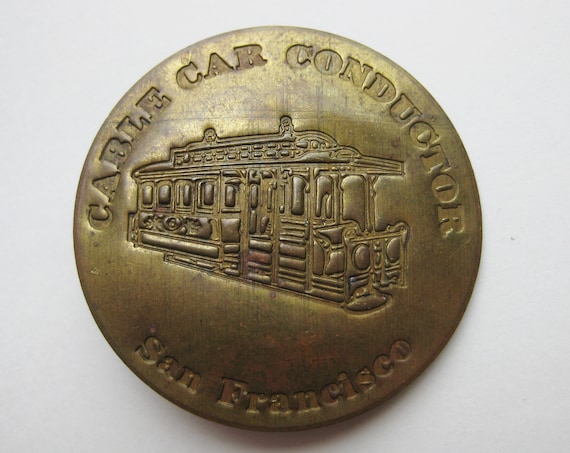 Vintage San Francisco Cable Car Conductor Novelty