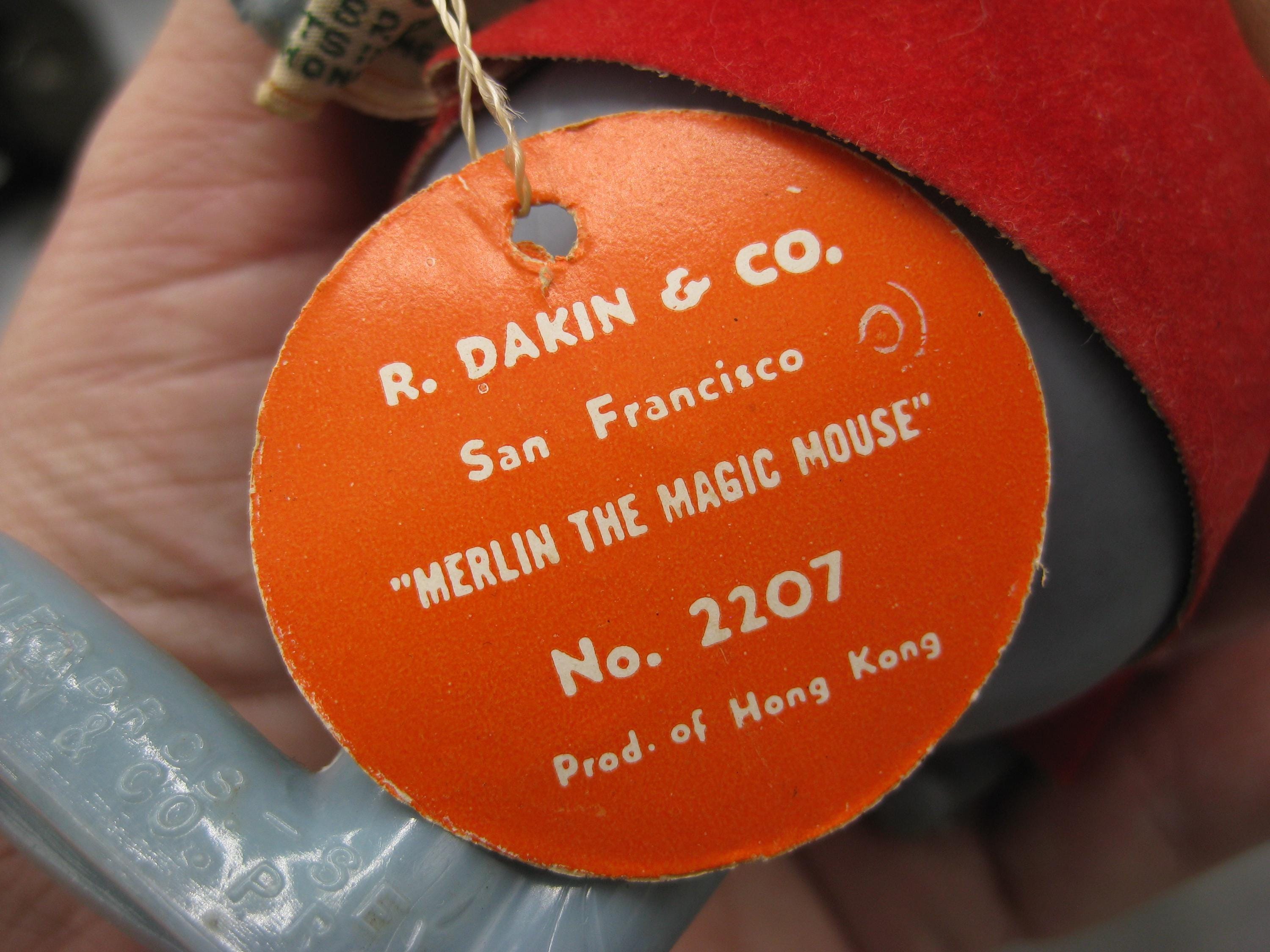 Vintage 1970 Dakin Merlin the Magic Mouse Looney Tunes Cartoon
