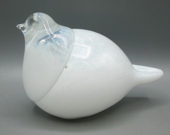 Vintage Espoon Taidelasi Oy Finland Mid Century Modernist Glass Bird Figurine