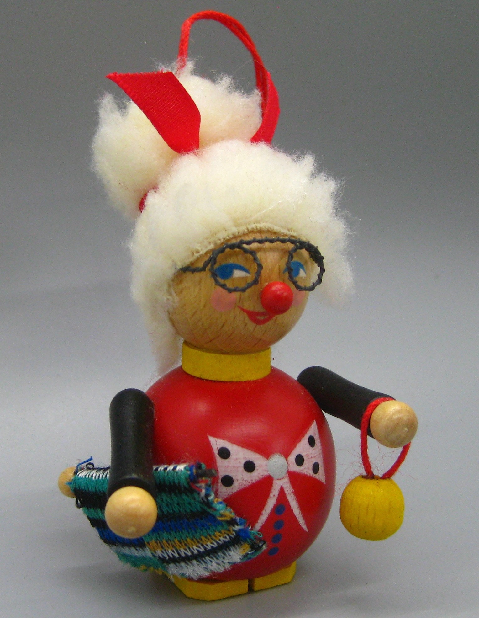 Vintage Steinbach Volkskunst German Gnome Nisse Wooden Christmas