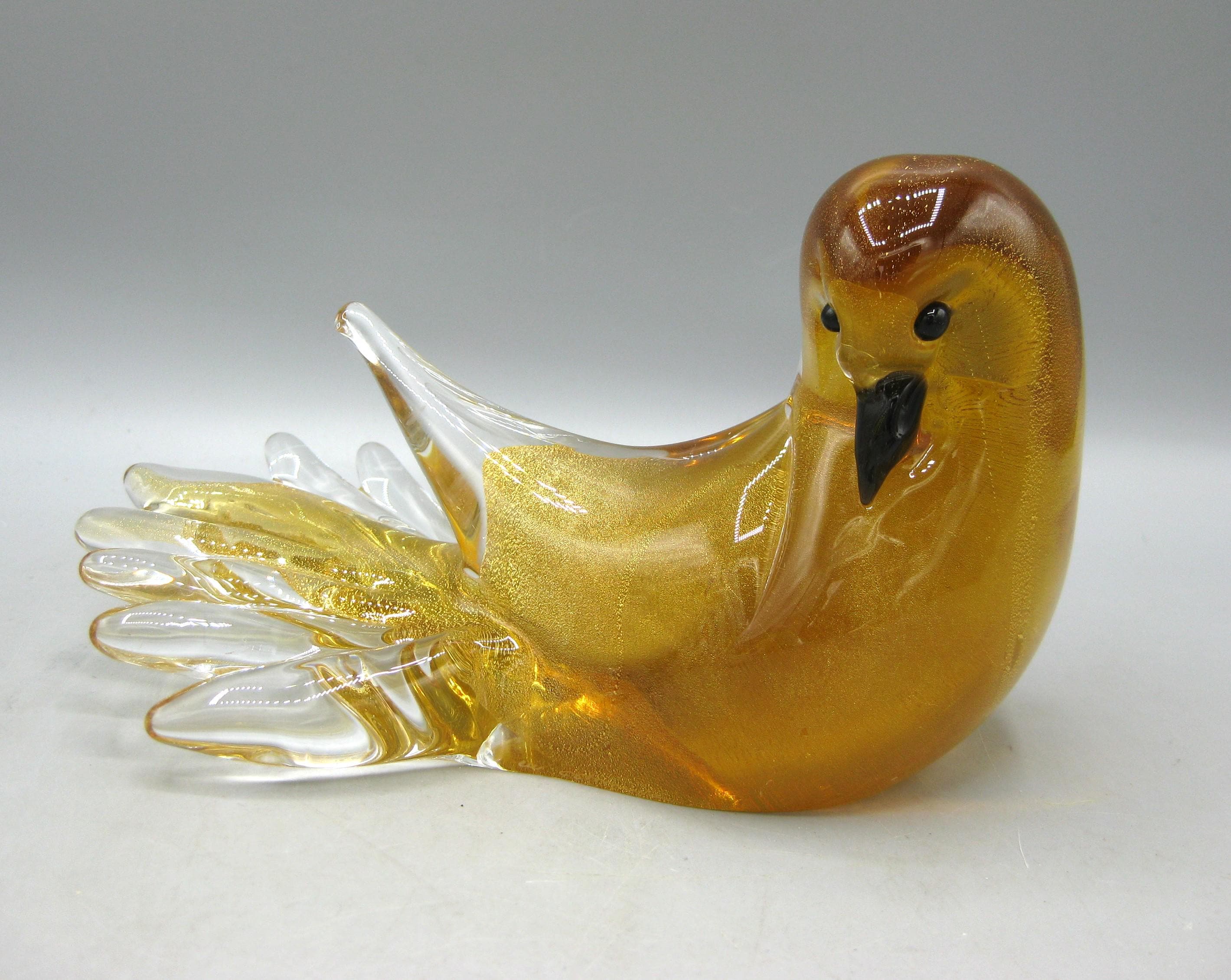 Signed Murano Bird - Etsy