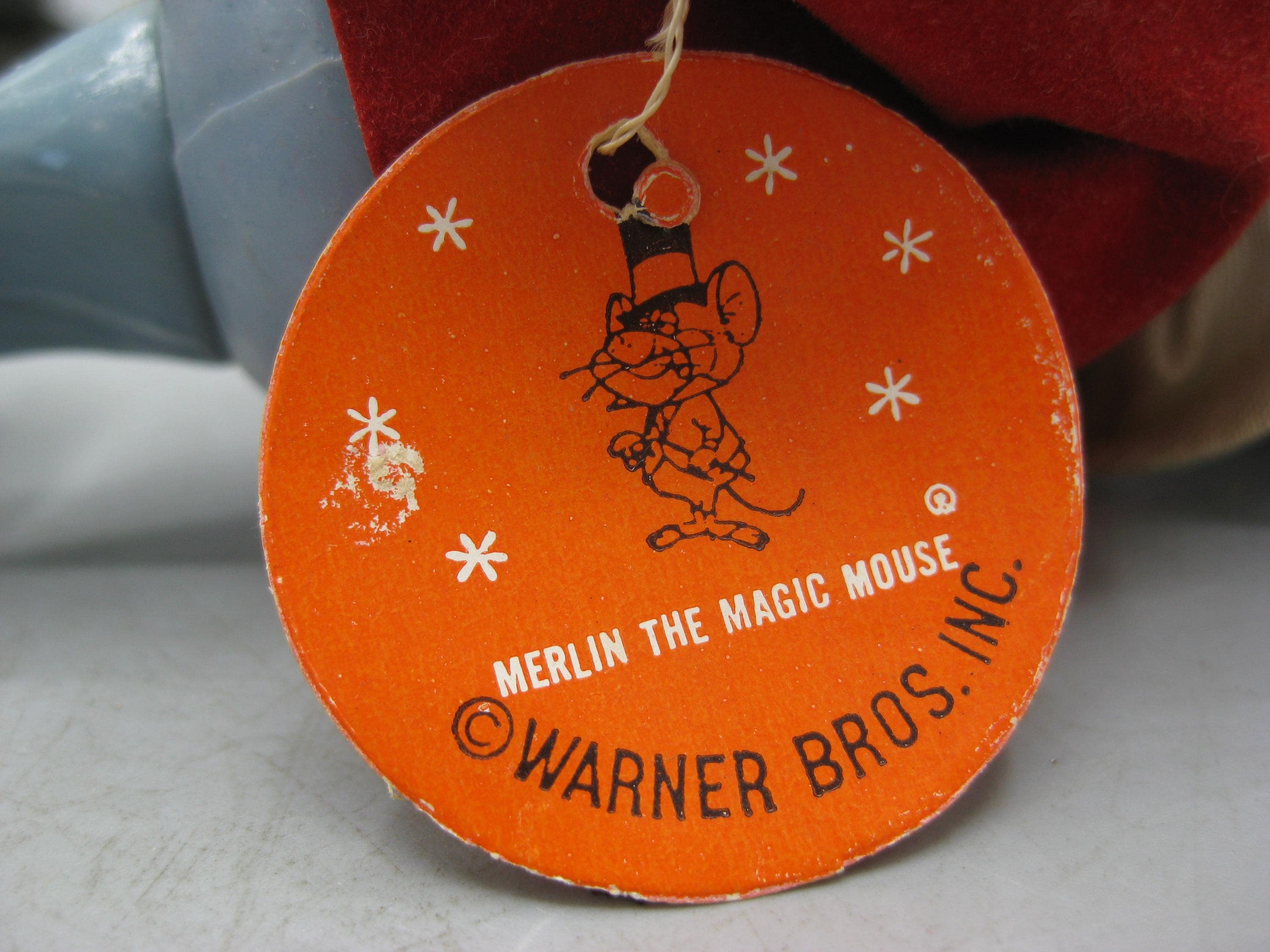 Vintage 1970 Dakin Merlin the Magic Mouse Looney Tunes Cartoon