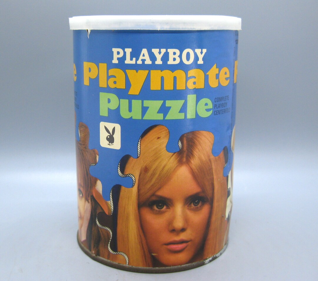 Vintage 1967 Playboy Playmate Shay Knuth Jigsaw Puzzle in Can Etsy