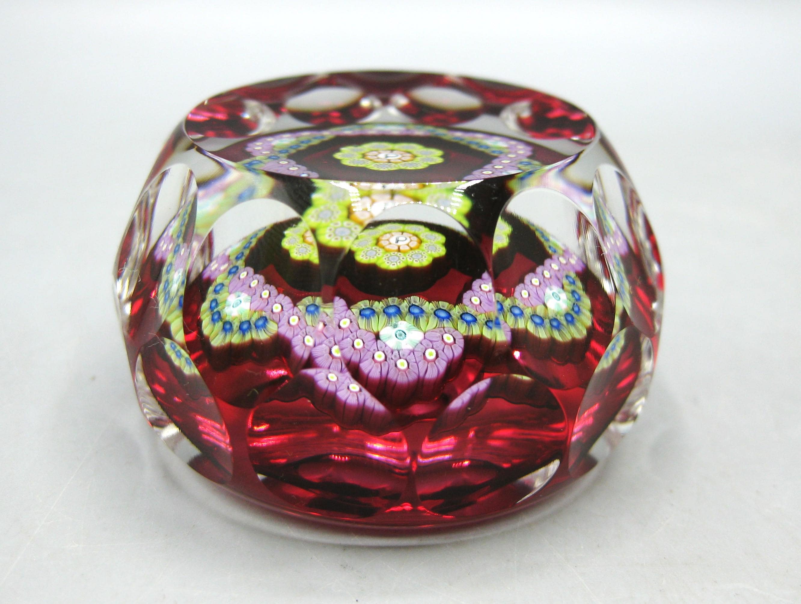 ヴィンテージ パースシャー スコットランド ミルフィオリ ファセット