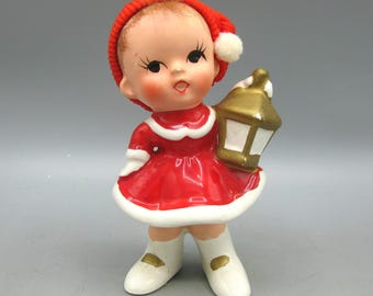 Vintage 50s Commodore Ceramic NOEL Express Santa Train Christmas