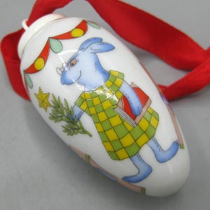 Vintage Hutschenreuther Lehrer Porzellan Lehrer Klassenzimmer Ei Weihnachtsschmuck