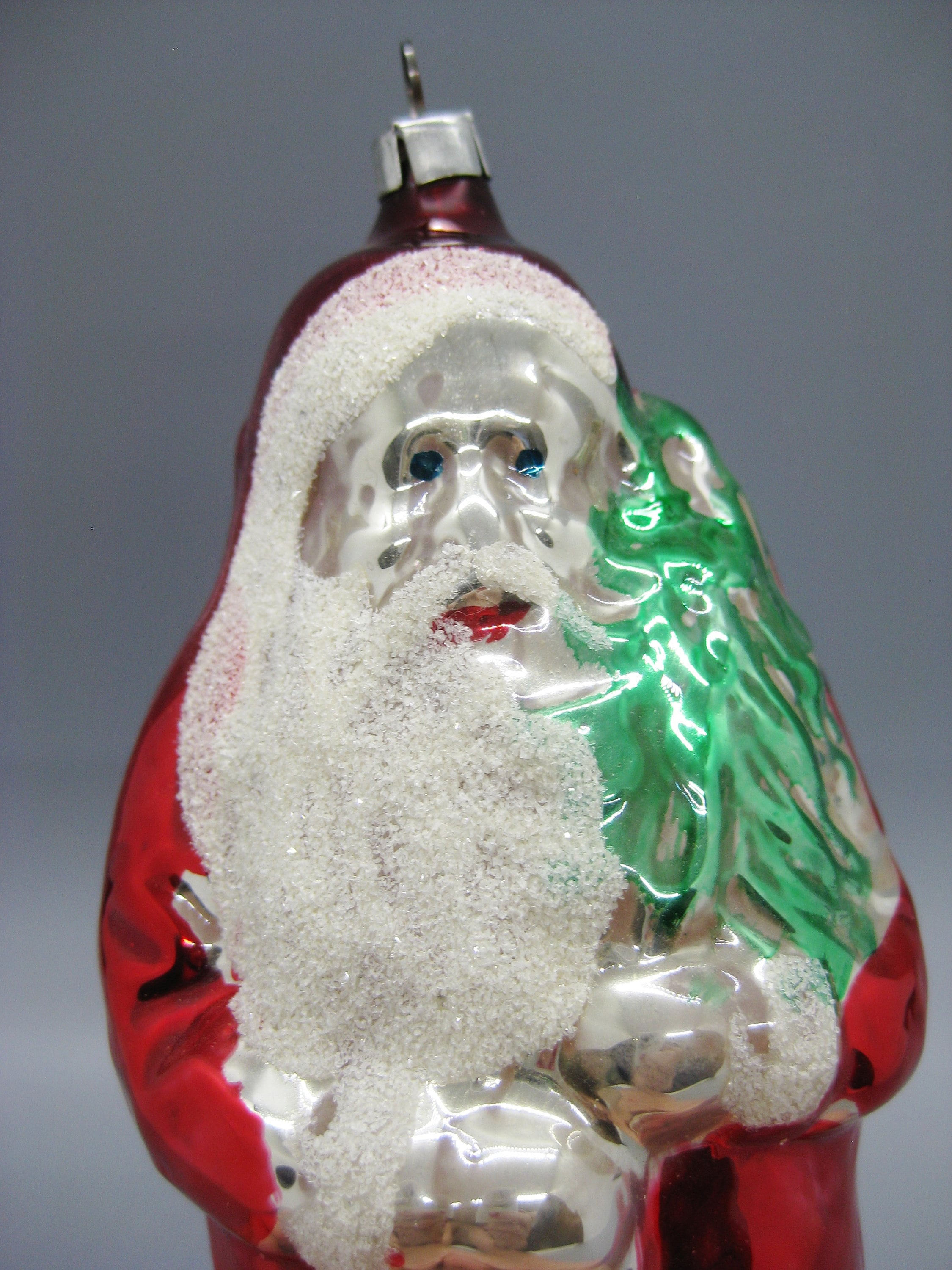 Vintage West German Hand Blown Glass Santa Claus Father Christmas 5.5 ...