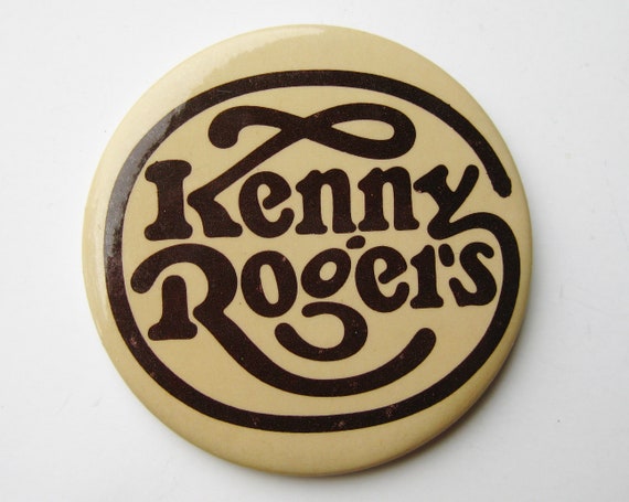 Vintage 70s Kenny Rogers 3" Souvenir Country Musi… - image 1
