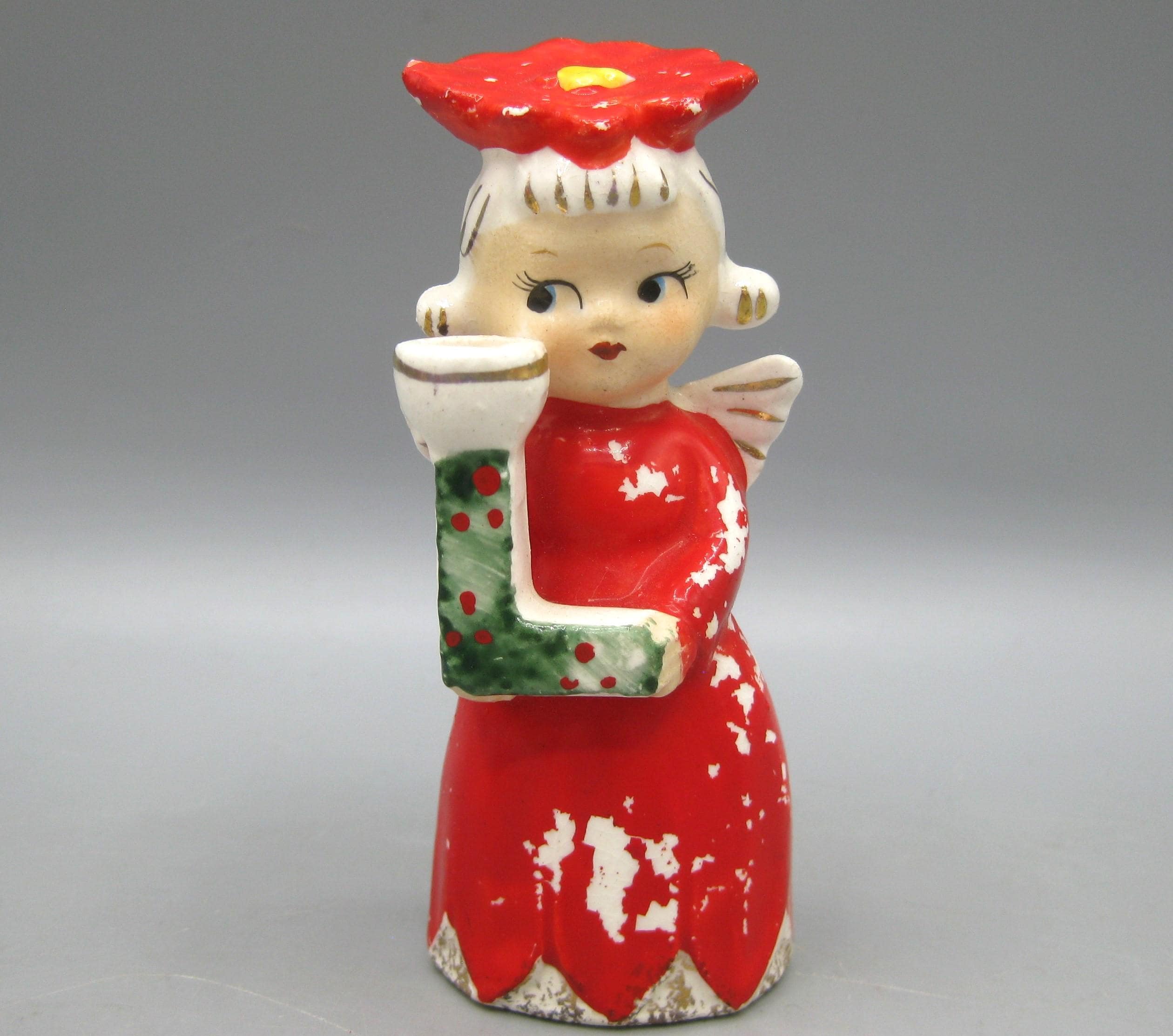 Vintage Noel Girl Figurines - Etsy