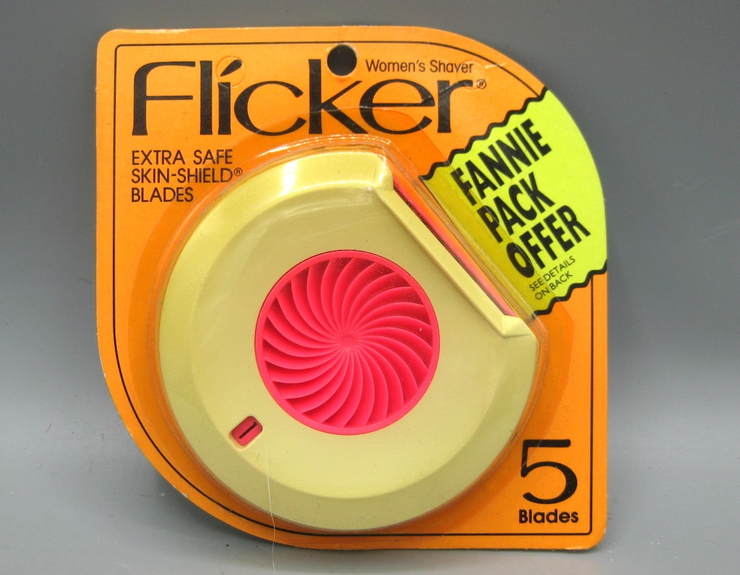 Vintage 90s Deadstock Neon Hot Pink Flicker Personna 5 Blade Razor Mint ...