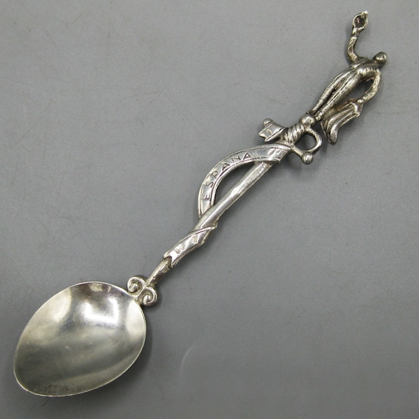Vintage Sterling Silver Espana Spain Matador Souvenir Spoon