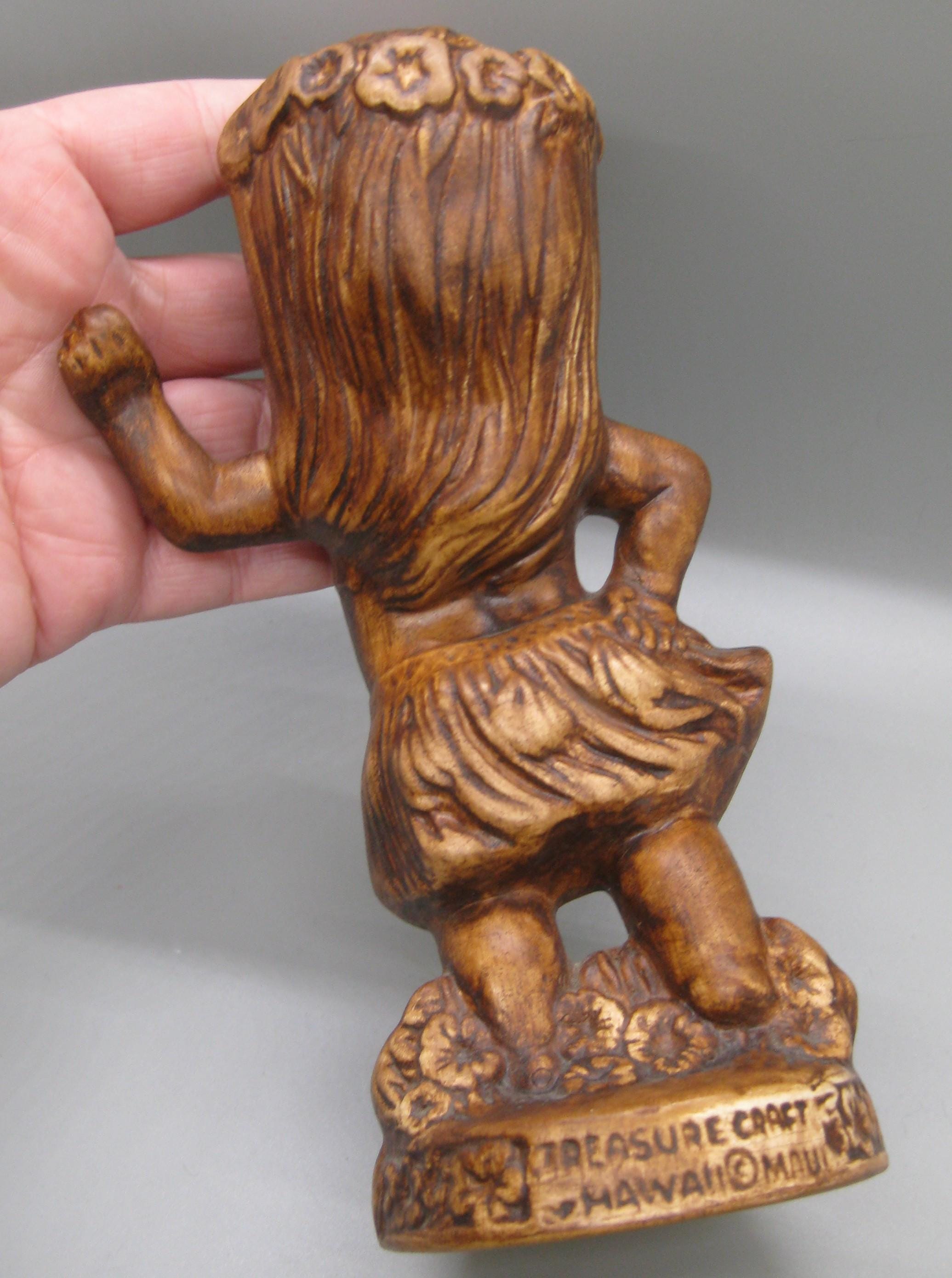 彫刻・オブジェ Treasure Craft Hula Girl HAWAII 01 Treasure Craft Hawaiian Hula Girl Figurine, Vintage Hawaii