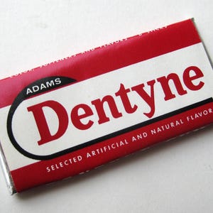 Vintage 50s 60s Unopened Dentyne Adams Gum Pack Gift Sample