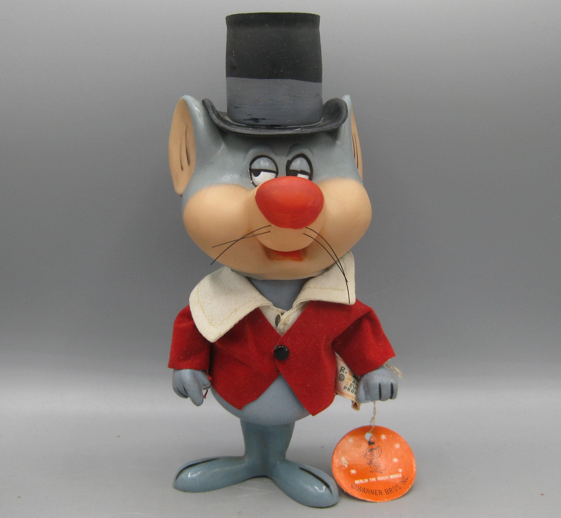 Vintage 1970 Dakin Merlin the Magic Mouse Looney Tunes Cartoon
