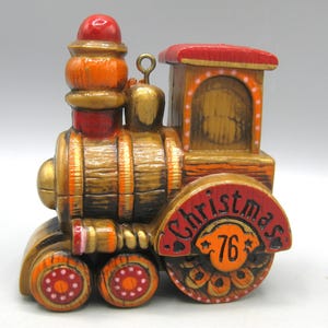 Vintage 1976 Hallmark Zug Lokomotive Weihnachtsbaum Ornament