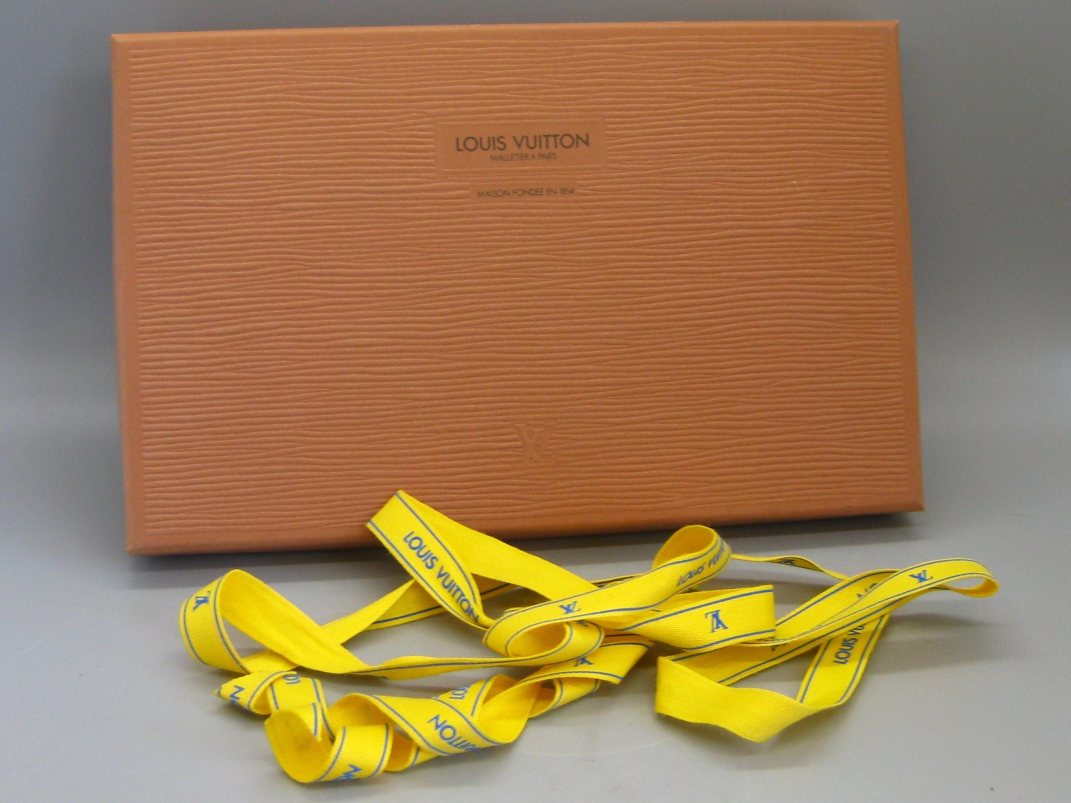 Vintage Louis Vuitton Empty Presentation Gift Box with Ribbon