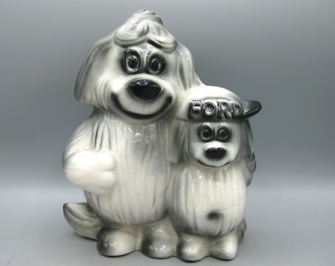 【新品未使用品】LGB BEWARE OF THE DOG タンク　初期 Cody Foster & Co. - Decor - Staffordshire Dogs- Neon Pink Ceramic