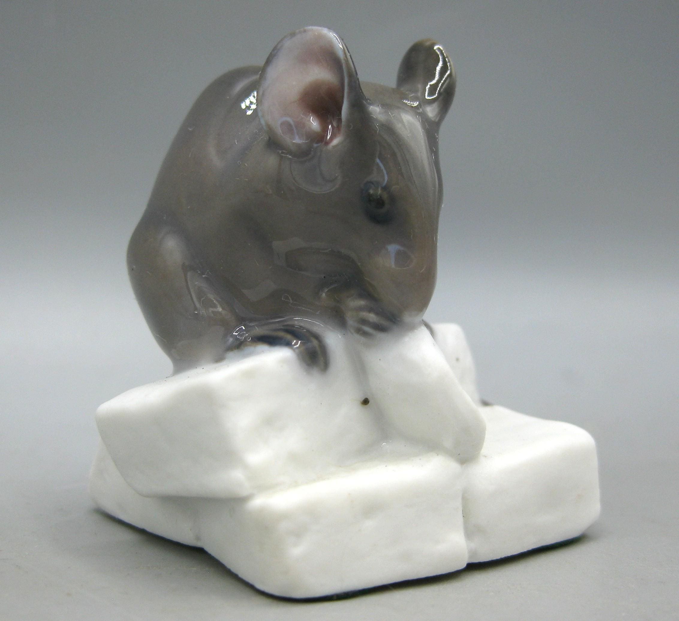 ヴィンテージ ロイヤルコペンハーゲン 角砂糖の上のネズミ #510