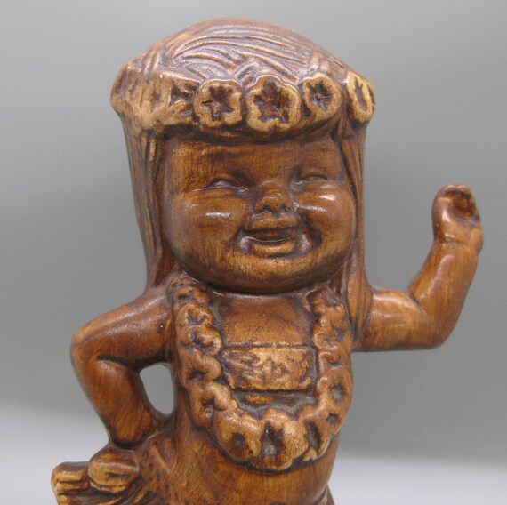 Treasure Craft Hula Girl Hawaii 04 Vintage 60s Treasure Craft