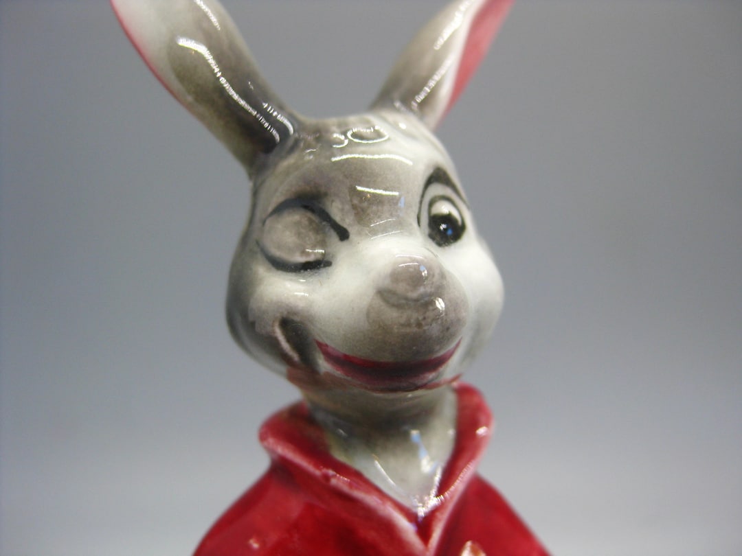 Vintage 50s 60s Teen Teenage Boy Rabbit Winking Cool Guy Ceramic ...