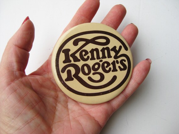 Vintage 70s Kenny Rogers 3" Souvenir Country Musi… - image 3