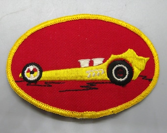 Vintage Indy Open Wheel Race Car Racing Embroidered Jacket Hat Patch
