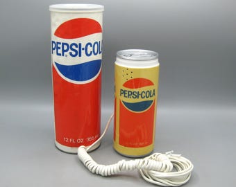 Vintage 70s Pepsi Cola Can Push Button Novelty Phone Telephone Unused New