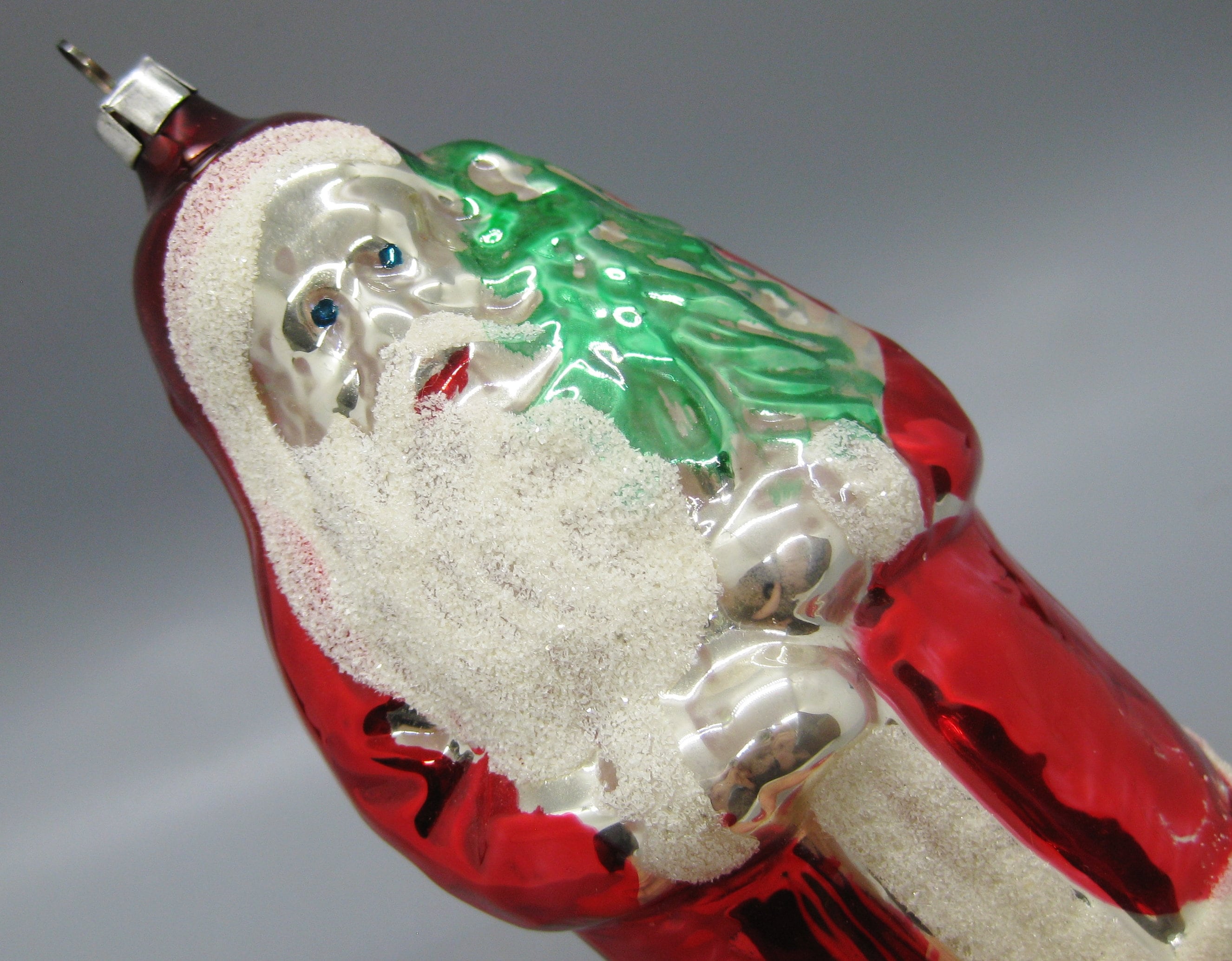 Vintage West German Hand Blown Glass Santa Claus Father Christmas 5.5 ...