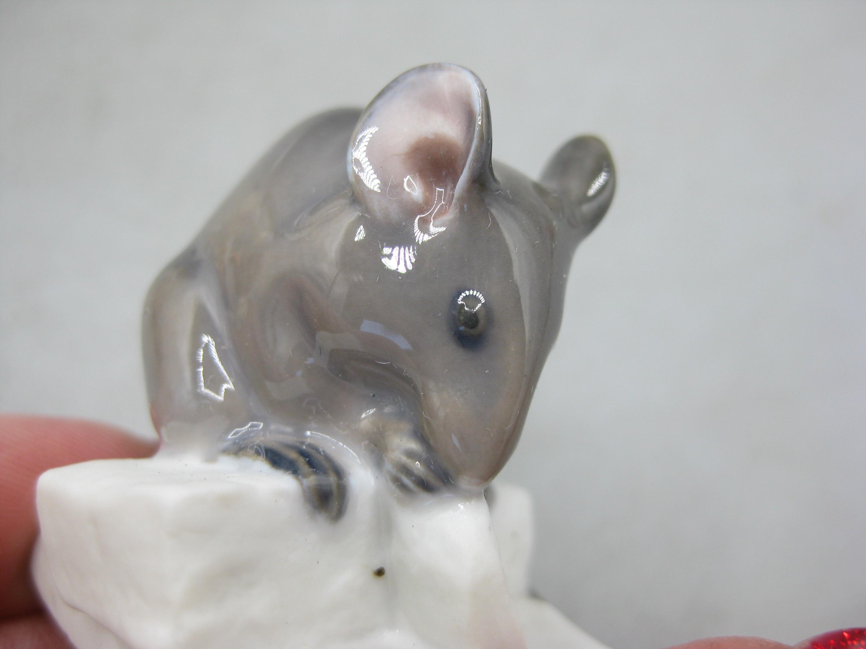 ヴィンテージ ロイヤルコペンハーゲン 角砂糖の上のネズミ #510