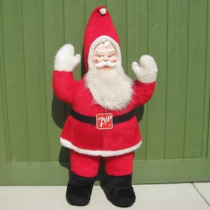 Vintage Santa 7up - Etsy