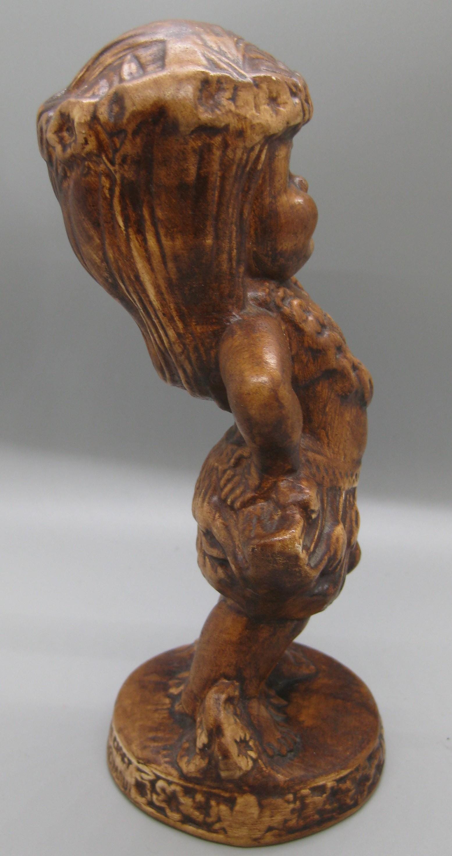 Vintage 60s Treasure Craft Ceramic Hawaiian Hula Girl Wahine Keiki