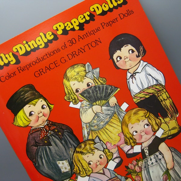 Dolly Dingle Paper Dolls 1978 Unused Play Book Grace G. Drayton