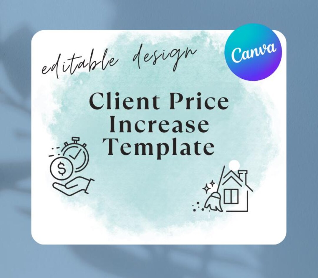 Client Price Increase Form - Etsy UK