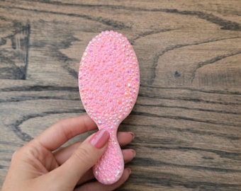 Bedazzled Mini Hairbrush - Etsy