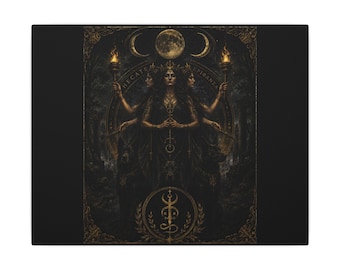 Hecate Matte Canvas, Stretched, 0.75" (Multi-Size)