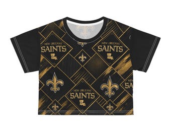 New Orleans Saints Crop Tee