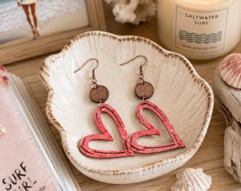 Salty Heart Earrings