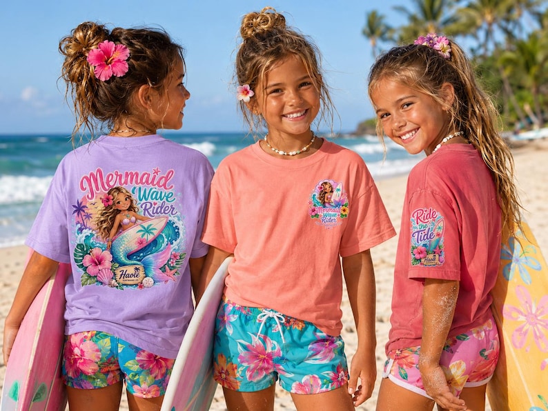 Little Mermaid Wave Rider Tee image 1