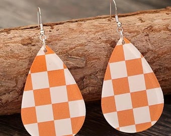 Orange Crush Checkered Drops