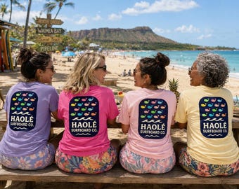 Haolé Surfboard Co. Whale Graphic Tee