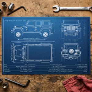Ferrari Laferrari Blueprint Art Print – Pen Plotted Automotive