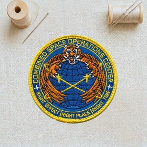 Space Operations Patch Embroidered Iron On Sew On Mission Control Patch