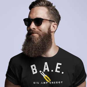 Big Amp Energy Shirt, Funny Electrician Gift, Sparky Shirt, Master Electrician Tee, Wireman Gift, Electrical Worker Humor